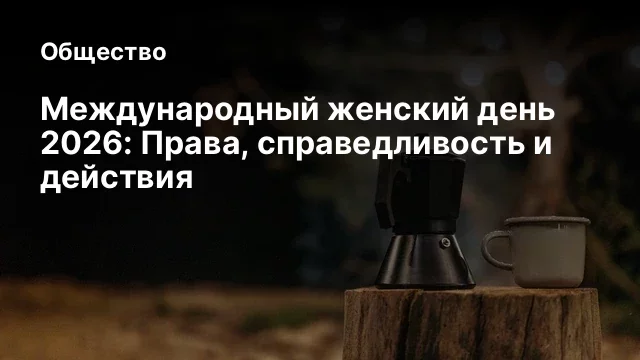 Международный женский день 2026: Права, справедливость и действия