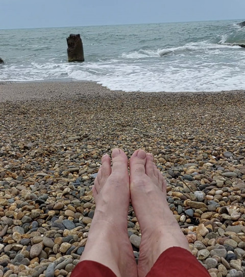 Мои ножки. Люблю их везде пихать...